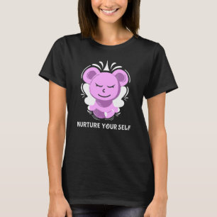 Süßer Yoga-Bär-Meditation Achtsamkeit Pflegen Sie T-Shirt