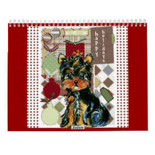 Süßer Yorkie-Kalender Kalender