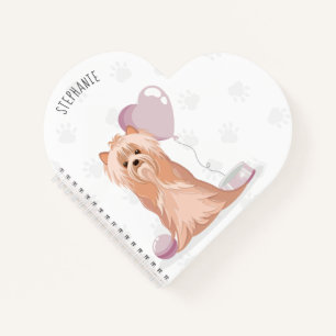 Süßer Yorkshire Terrier Geburtstag Notizbuch