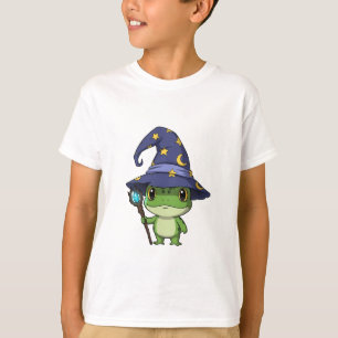 Süßer Zauberfrosch mit Stab für Kinder T-Shirt