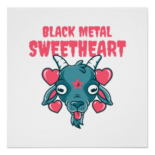 süßer Ziegenkopf Baphomet Poster