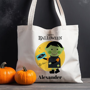 Süßer Zombie personalisierter Trick oder Treat Hal Tragetasche