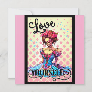 Süßer Zucker-Schädel Feiertagskarte