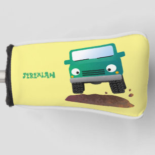 Süßes 4X4-Geländefahrzeug Cartoon-Auto Golf Headcover