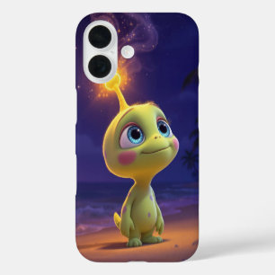 Süßes Alien-Wesen Leuchtendes Magisches Handyhülle iPhone 16 Hülle