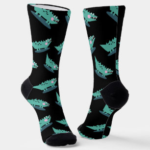 Süßes Alligator-Wildtier-Muster Socken