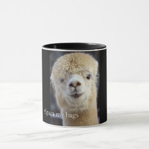 Süßes Alpakagesicht Tasse