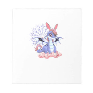 Süßes Anime-Drachen-Hasen-Ostern-Shirt Kleinkind M Notizblock