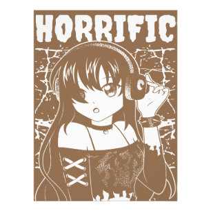 Süßes Anime-Mädchen  Fotodruck