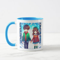 Süßes Anime-Paar | Unser erstes Weihnachten