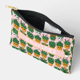 Süßes anpassbares Kawaii-Druckmuster Zubehörtasche