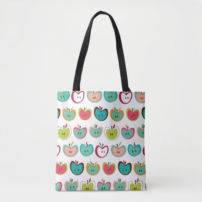 Süßes Apfelmuster Tasche (Vorderseite)