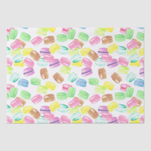 Süßes Aquarell Französisches Macaroon   Macaron-Mu Seidenpapier