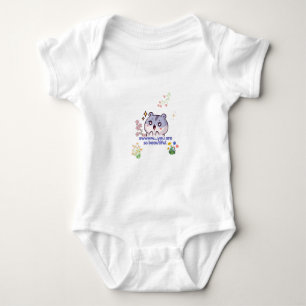 Süßes Ästhetik-Hamster-Baby-Body Baby Strampler