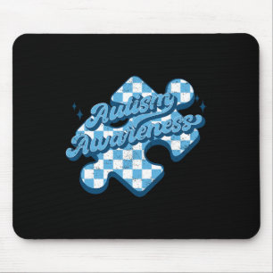 Süßes Autismusrätsel Autism Mom Dad Mädchen B Mousepad