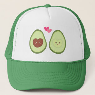 Süßes Avocado-Paar verliebt, meine andere Hälfte Truckerkappe