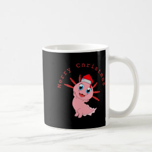 Süßes Axolotl Santa Frohe Weihnachten T-Shirt Kaffeetasse