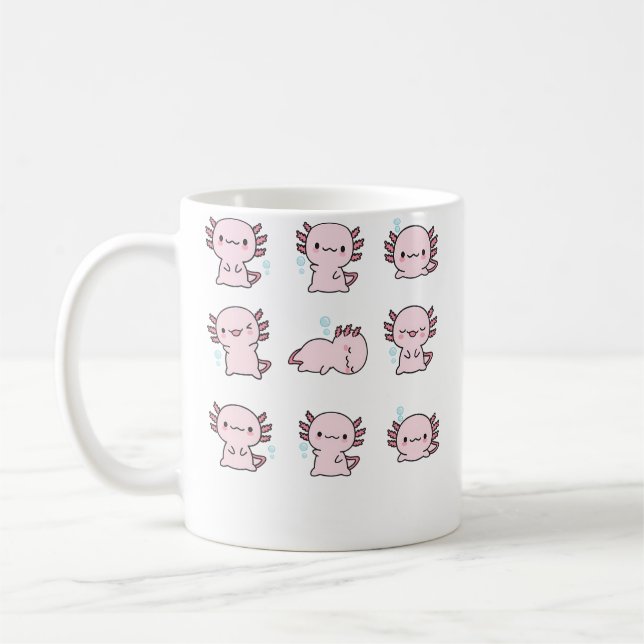 Süßes Axolotl-Set Kaffeetasse (Links)