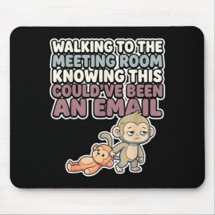 Süßes Baby-Affen-Meme kawaii japanischer Makak Mousepad