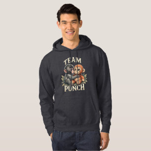 Süßes Baby-Affen-Punch-Viral-Zoo-Japan-Design Hoodie