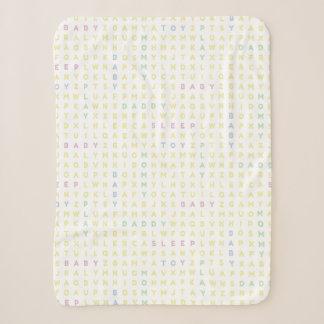 Süßes Baby-Alphabet ABCs Traditionelle Farben Sherpadecke