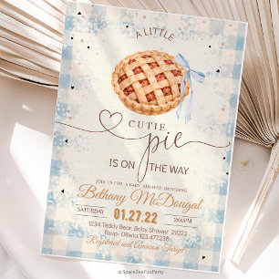 Süßes Baby-Baby-Shower Junge Herbst Thanksgiving Einladung