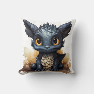 Süßes Baby-Drachen-Wurfkissen Whimsical Fantasy Kissen