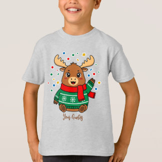 Süßes Baby-Elch Hallo T-Shirt