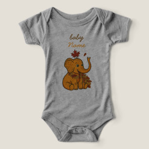 Süßes Baby-Elefant Herbst-Saison Kleinkind & Säugl