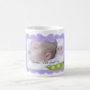 Süßes Baby-Erbsen-Foto Kaffeetasse