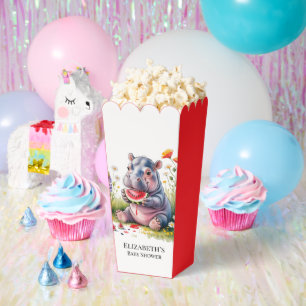 Süßes Baby-Flusspferd Wassermelone Baby-Party Geschenkschachtel