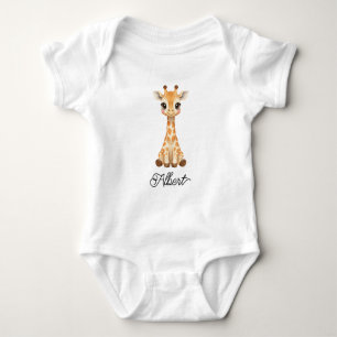Süßes Baby-Giraffe Baby Strampler