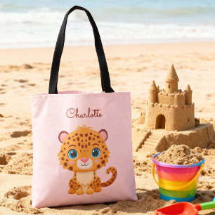 Süßes Baby-Leopard-Safari-Tier für Kinder Tasche