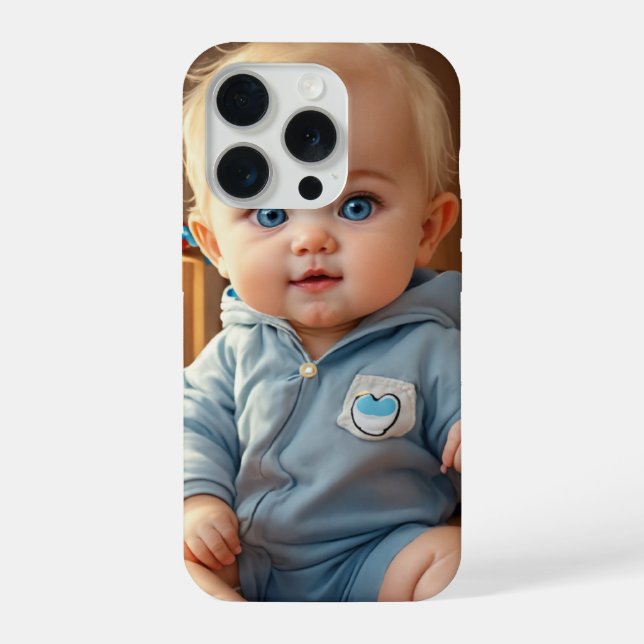Süßes Baby-Logo iPhone 15 Pro Slim Fit Case – Glor Hülle (Rückseite)