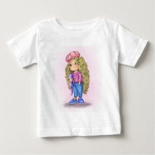 Süßes Baby-Mädchen T-Shirt