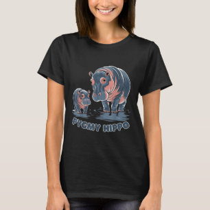 Süßes Baby-Zwergflusspferd Moo Deng Lustiger Zoo F T-Shirt