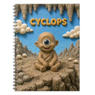 Süßes Baby Zyklop, Mythisch Notizblock