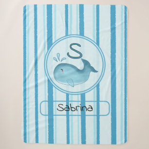 Süßes Babywal-Personalisieren-Sherpa-Decke Sherpadecke