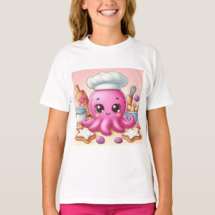Süßes Back-Oktopus-Shirt T-Shirt