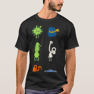 Süßes Bakterium und Viren Grippe E Coli T-Shirt