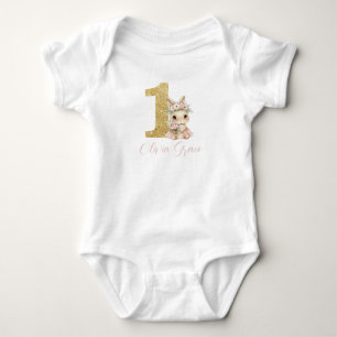 Süßes Ballerina-Hasen-Kostüm zum 1. Geburtstag  Baby Strampler