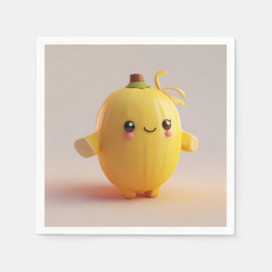 Süßes Bananen-Kind Serviette