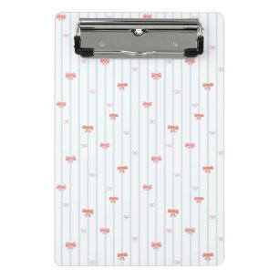 Süßes Band Streifen personalisierte Mini-Clipboard Mini Klemmbrett