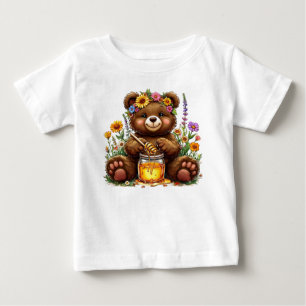 🍯🐻 Süßes Bären-Honig-Garten-Baby-Geschenk ✨ Baby T-shirt