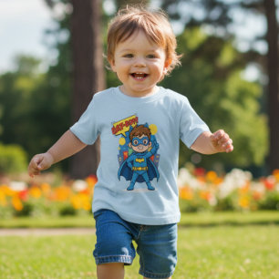 Süßes Bat-Boy-Superhelden-Kostüm für Kleinkinder i Baby T-shirt
