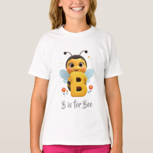 Süßes-Biene-Kinder-T-Shirt   B ist für Biene Alpha T-Shirt