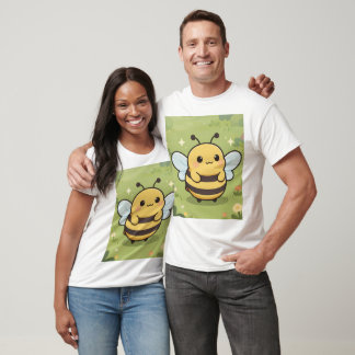 Süßes Bienen-Maskottchen-Shirt – Wildblumenwiese N T-Shirt