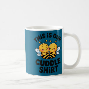 Süßes Bienen-Paar Kuschelt Lustig Romantisch Kaffeetasse