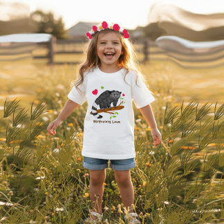 Süßes Binturong-Liebe-Kinder-T-Shirt Baby T-shirt