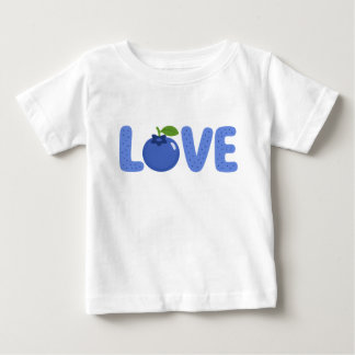Süßes Blaubeer-LOVE-Kinder-T-Shirt Baby T-shirt